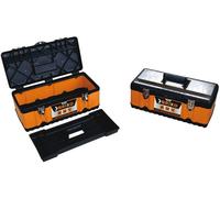 Boîte à outils en métal 45 x 23 x 20 cm avec bac Brixo