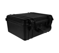 Boîte à Outils en Plastique Pp, Légère, Portable, Noire, Multifonction | Malette Outils Vide, Organisateur D'outils pour Petits Objets, Usage Extérieur Quotidien, Protection Anti-chocs