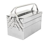 Boîte à Outils en Porte-à-faux en Acier Inoxydable 3 Couches 5 T pour l'entretien Automobile Solution de Stockage en Métal Pliable Portable (350)