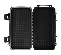 Boîte à Outils Étanche en Pp Noir, Caisse Rigide Portable pour Transport | Intérieur Rembourré Compartiments Diy, Verrouillage Sécurisé, Format Compact pour Voyage et Déplacement