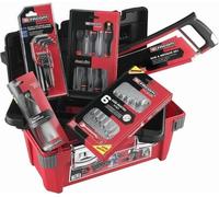 Boîte à Outils FACOM BP.P20ACM1PB, 22 Outils, 5 Tournevis Protwist, 6 Clés Mixtes OGV, 9 Clés Mâles Longues, Pince Multiprise, Scie à Métaux