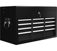 Boîte à outils HOMCOM, coffret sans outils, avec 6 tiroirs, serrure