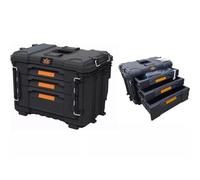 KETER ROC PRO GEAR 2.0 Boîte a outils avec 3 tiroirs 56,5x37,5x41,3 cm 17212468