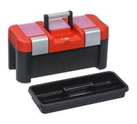 Boîte à outils compact vide avec compartiments dans couvercle