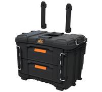 Boîte à outils modulaire - KETER - ROC PRO GEAR 2.0 - 2 tiroirs profonds - Fermetures verrouillables - Séparateurs inclus