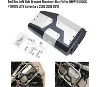 Boîte à outils moto Support latéral gauche Boîte en aluminium de remplacement pour BMW R1250GS R1200GS LC & Adventure 2002 2008 2018