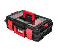 Boîte à outils Plastique noir porte-outils avec poignée et attaches Malette