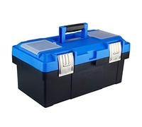 Boîte à Outils Portable Boîte à Outils en Plastique avec Plateau Poignée Confort et loquet Boîte à Outils pour Le Stockage Quotidien des pièces d'outils Boîte de Rangement pour Outils de Stockage (C