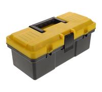 Boîte à Outils Portable en Plastique Or, Grosse Capacité Plusieurs styles | Finition Soignée, Apparence Créative, Coffret de Rangement pour Outils, Usage Maison ou Véhicule Style Aléatoire