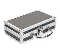 Boîte à Outils Portable Multifonction en Alliage D’aluminium Noir | Valise Aluminium pour Outils, Rangement Multi-usage, Boîtier Rigide Léger pour Accessoires et Pièces