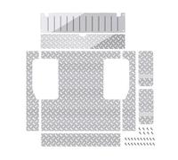 Boîte À Outils Pour Coffre Arrière En Métal Wpl C24 C24-1, Panneau Décoratif, Plaque Antidérapante, 1/16 Rc, Accessoires De Mise À Niveau De Voiture