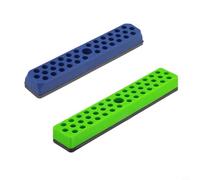 Boîte à outils pour rangement d'embouts 43 trous 1/4" (B) | Peut contenir 43 embouts en toute sécurité, empêche les chutes, s'adapte aux pilotes de 0,6 cm, construction en plastique