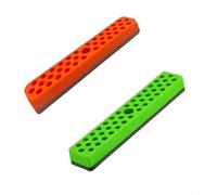 Boîte à outils pour rangement d'embouts 43 trous 1/4" (C) | Peut contenir 43 embouts en toute sécurité, empêche les chutes, s'adapte aux pilotes de 0,6 cm, construction en plastique
