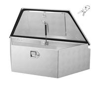 Boîte à Outils pour Remorque 99x41,9x30,5 cm-VEVOR-Coffre de Timon ou Flèche de Remorque en Aluminium