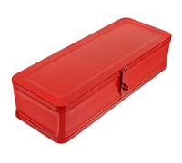 Boîte à Outils pour Voiture en Fer Rouge, Grosse Capacité | Organisateur D’outils Robuste, Design Portable et Élégant, Rangement pour Atelier Mécanique Automobile