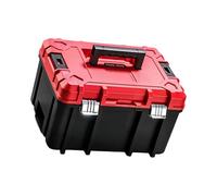 Boîte à outils professionnelle pour électriciens, mécanisme de verrouillage confortable et sûr pour une utilisation sûre, boîte à outils de grande capacité