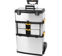 Boîte a outils Strend Pro TBx3042-F, sur roulettes avec poignée, en acier inoxydable, max. 36 kg