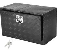 Boîte à outils VEVOR Truckbox, boîte pour remorque sous le plancher, boîte à outils 760 x 355 x 405 mm Boîte de rangement, alliage d'aluminium, boîte à outils supportant une charge de 30 kg, boîte à o
