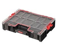 Boîte à outils vide - Avec inserts en mousse de caoutchouc - 9 L - Noir et rouge - 450 x 358 x 110 mm