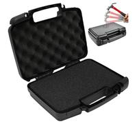 Boîte à outils vide, mallette de protection multifonction, boîte en plastique portable, étui de foret résistant aux chocs avec poignée, étuis vides pour l'extérieur la maison en plastique