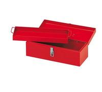 Boîte à outils métallique vide - 170x480x210 mm - rouge SAM OUTILLAGE
