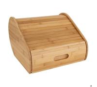 Boîte à pain avec tiroir en bambou beige 30,4x21,8cm - 5 five simply smart