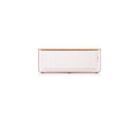 Boîte à pain Bistro 11555-679S-80 grand format couvercle bambou transparent rosé