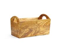 Boîte à pain en bois d'olivier 245x198x(H)194 mm - Hendi
