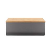 Boîte à pain - Alessi - BG03 DG - Acier époxy - Bois de bambou - Portable et design