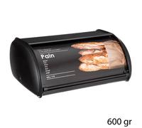 5five Boîte à pain en métal Édition noire 37,5 cm