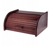 KADAX Boîte à Pain en Bois avec Couvercle Coulissant, Alliance Parfaite entre Tradition, Esthétique et Fonctionnalité pour Conserver Vos Pains Frais (Marron Foncé)