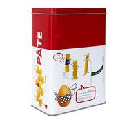 Boîte à Pâtes en Métal Ludique 18cm Rouge