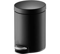 Boîte à pédales 20 L, noire, silencieuse