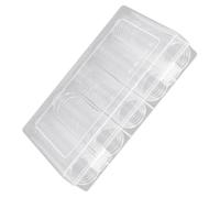 Boîte à Pièces Commémoratives en Plastique, Protection Antioxydation | Coffret Numismatique pour Expositions et Affaires, Ouverture en Croissant, Évite Glissement et Rayures
