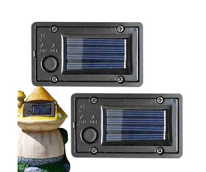 Boîte À Piles De Lampe Solaire - 2 Pièces Automatique Et Étanche Extérieur | Pièces De Rechange pour Lanterne Solaire - pour Jardin, DIY, Décoration, Patio, Cour Et, Solution