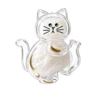 Boîte à poils de chat | Organisateur Commémoratif Magnétique | Boîte commémorative pour animaux et collecteur de poils | Pour Trajets Quotidiens Appartement Réfrigérateur Dortoir Scolaire Copain