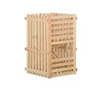 Boîte à pommes de terre 50x50x50 cm Bois de pin solide
