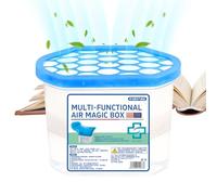 Boîte À Poussière Purificatrice D'air - Assainisseur d'Intérieur avec Capacité de 350 Millilitres | Éliminateur d'Odeurs Automatique avec Aspiration des Poussières | Pour Chambre Salon Cuisine Salle D