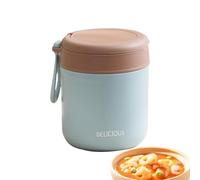 Boîte À Repas 430 millilitres Conservation Alimentaire Portable avec | Bocal À Soupe Isolé Sous Vide pour Étudiants Travail Adultes Camping Pique-nique Cuisine Salle à Manger Bleu