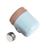 Boîte à Repas Isotherme 430 ml Boîte De Stockage Alimentaire Micro-Ondable | Bocal À Soupe Isolé Sous Vide pour Étudiants Travail Adultes Camping Pique-nique Cuisine Salle à Manger Bleu