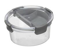 Boîte à repas ronde Résistante en Tritan 1,4 litres - Gris