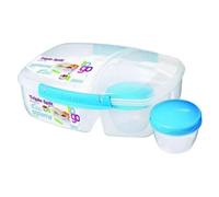 Boîte À Repas - Sistema - 2l - 3 Compartiments - Compatible Lave-Vaisselle - Sans Bpa