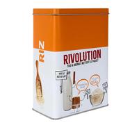 Boîte à Riz en Métal Ludique 18cm Orange