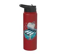Boîte à sardines amusante pour enfants Stainless Steel Insulated Water Bottle