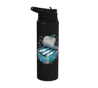 Boîte à sardines amusante pour enfants Stainless Steel Insulated Water Bottle