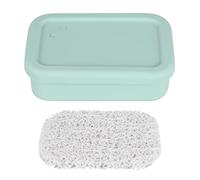 Boîte à Savon d'excursion, Porte Savon en Silicone Portable, Étui pour Rangements des Savons Antidérapant et Anti-Fuite, avec Tapis de Séchage en PVC pour Douche, Bain, Salle de Bain
