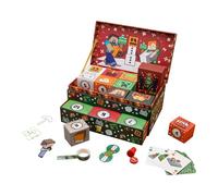 Boîte à souvenirs Minecraft Calendrier de l'Avent, 24 jours avec des cadeaux Minecraft & surprises de papeterie, décompte jusqu'à Noël, cadeau officiel sous licence pour les joueurs | Paladone