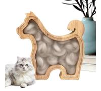 Boîte à souvenirs pour poils animaux Coffret Rangement En Bois Avec Fenêtre