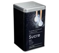 5five - boîte à sucre poudre métal black edition noir