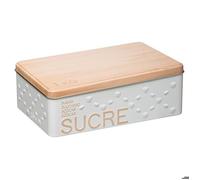 Boîte à sucre morceaux métal ""Scandinave Nature"" blanc - 5 five simply smart